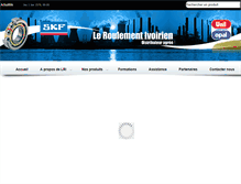 Tablet Screenshot of leroulementivoirien.com
